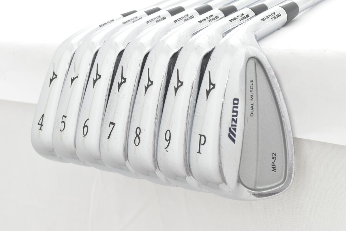 【レフティ】 ミズノ MP-52 5-PW 6本 NS950 S　状態良好 美品 7Pcs MIZUNO MP-52 Iron set 4-5-6-7-8-9-P PW Stiff Flex RH