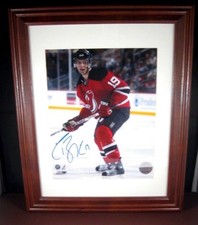 Travis Zajac Signed New Jersey Devils Signed 8x10 Photo Cherry Frame **FREE Ship