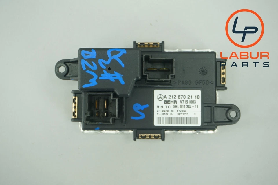 Resistencia de motor soplador clase Sl W212 11-20 Mercedes C CLS E GLK K481 Foto 2 de 4