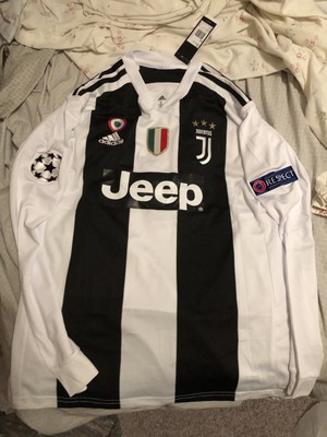 Cristiano Ronaldo Juventus Jersey 7 Long Sleeve Jersey Ebay