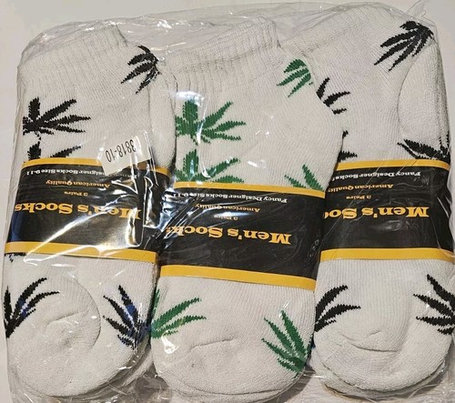 Men’s socks 3 pairs American quality fancy design socks size 9 – 11