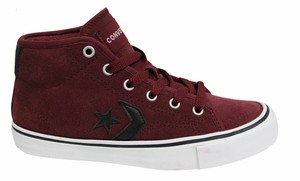 burgundy converse junior