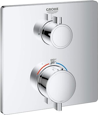 Grohe 24111000 Grohtherm Thermostatic Valve Trim Only with Dual Lever Handles