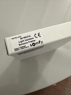 Somfy Smoove Light Bamboo Frame For Smoove io/RTS Wall Switch Remotes (9015027A)
