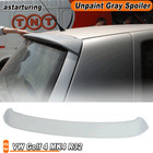Fit for VW Golf 4 MK4 R32 98-04 Unpaint Gray PU Rear Roof Spoiler Top Window Lip