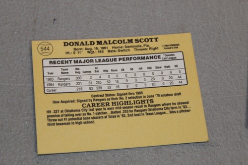 1985 Donruss Baseball Cards Complete Finish Fill Your List Set U-Pick #450-653 - Picture 184 of 392