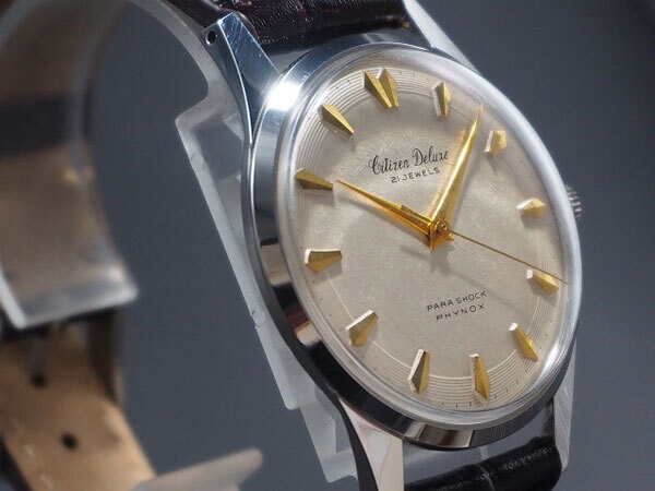 時計 CITIZEN Custom Deluxe21jewels Citizen Deluxe Vintage 21 Jewels Manual Winding Mens Watch