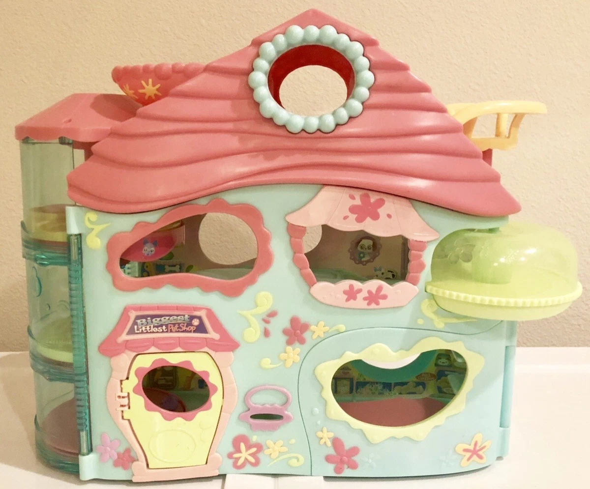 Biggest Littlest Pet Shop Play set House Foldable 2005 Hasbro LPS PLAYHOUSE  ONLY