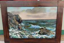 -MARINA ALLE V  TERRE -LIGURIA -- PITTORE ANGELO MARIA ARMAO -XX SECOLO