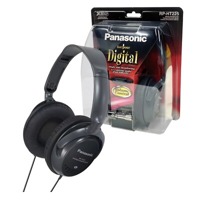 Panasonic RP-HT225 Over the Ear Wireless Headphones Black for