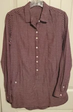 Toad & Co. Long Sleeve Button Down Shirt Women's Size XS Red