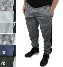 Champion Performance Men's Jogger Sweatpants Gym Workout Side Striped Pants