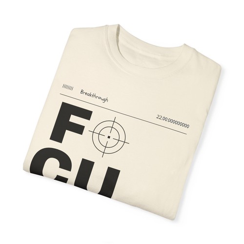 Urban Motivational Unisex T-shirt: Focus Gift for Hustlers | Be the GOAT. - Picture 10 of 26