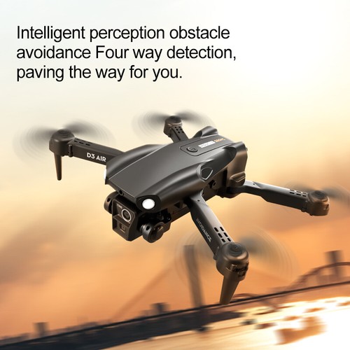 DLRC D3 Air Drone WIFI FPV 4K HD Cameras Obstacle Avoidance Foldable Quadcopter - 第 5/30 張圖片