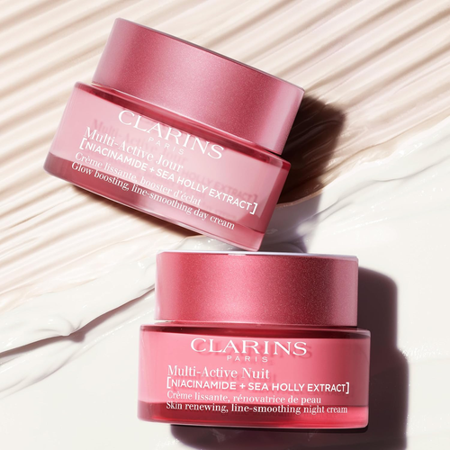 Clarins Multi-Active Day Moisturizer with Niacinamide | Smooth Fine Lines | Visi - Picture 5 of 12