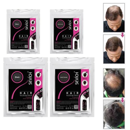 50g/100g Hair Building Fibers Refill Bag Hair Plant Fiber Black & Dark Bro D4P7