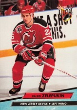 VALERI ZELEPUKIN 1992-93 Fleer Ultra #122 New Jersey Devils Hockey Card
