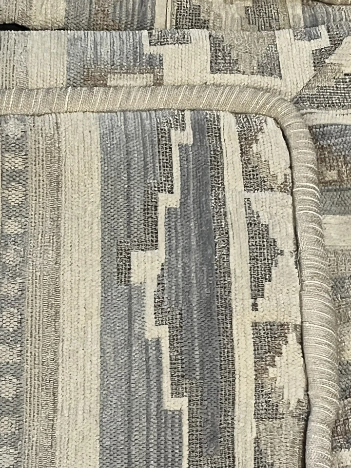 Fundas de almohada Croscill Ansonia King suroeste geométricas azul marfil tela de calidad Foto 3 de 4