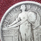 1917(TYPE 1)(GRADED) SILVER  (NICE TONE! )STANDING QUARTER - BEAUTY!!! — photo 1