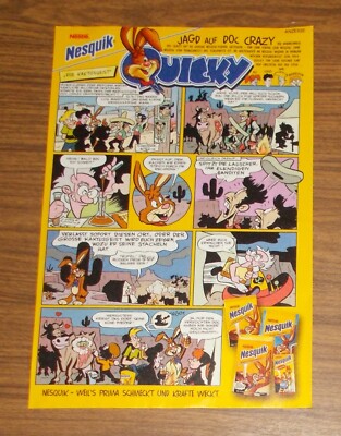 Seltene Werbung NESQUIK Der Kaktusgeist Comic 1996