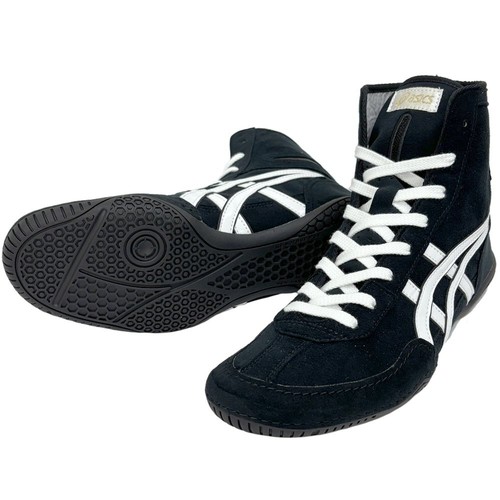 Zapatos de Lucha Asics PRIME ATTACK Corte Bajo Diseño Original Negro x Blanco Japón - Imagen 2 de 13