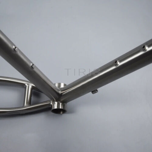 TIRIS-CR3 Titanium Gravel Bike Frame Road Endurance Bicycle Framework Race 700C - Picture 10 of 27