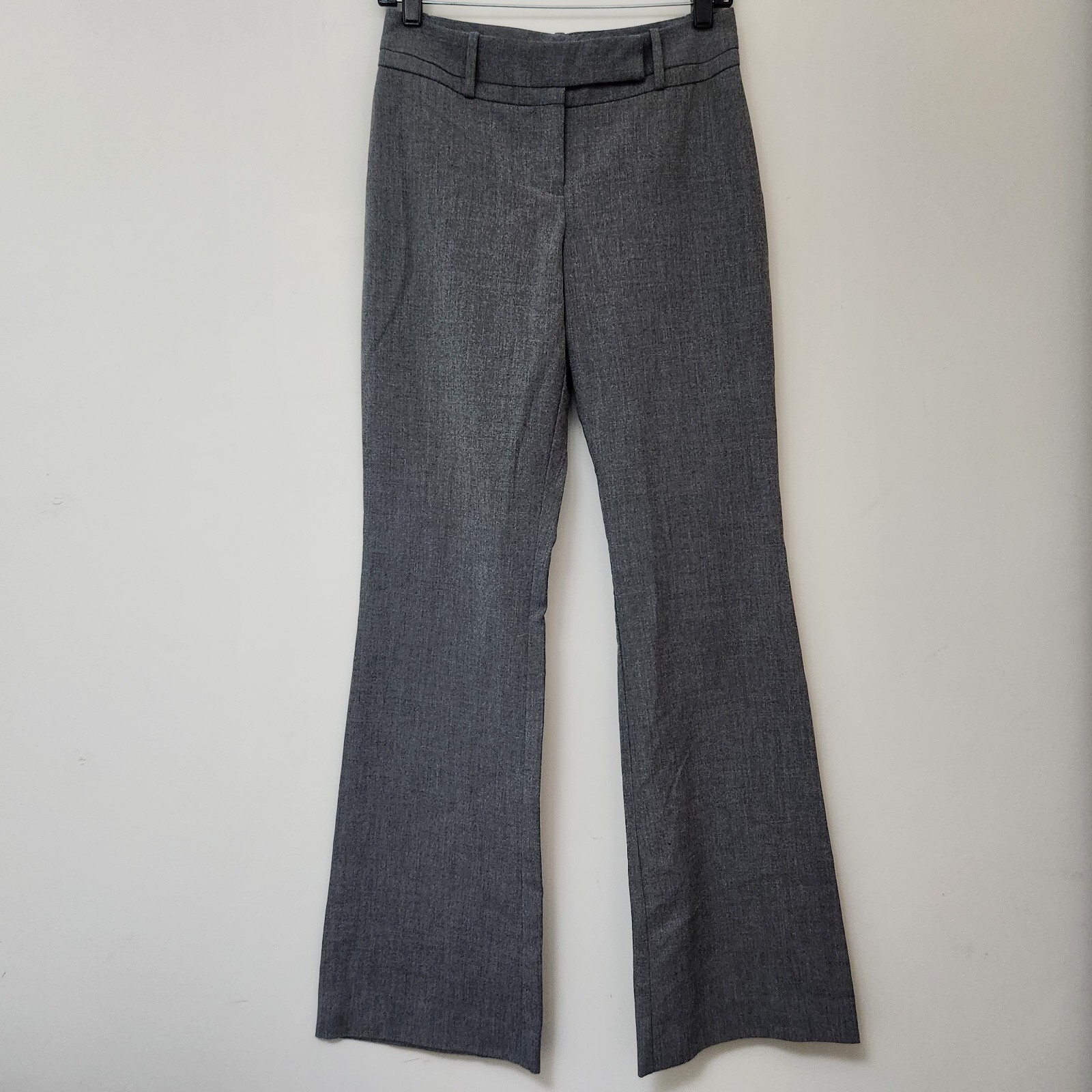 THE LIMITED Women's Gray Dress Pants Long Wide Leg Stretch Size 4 eBay