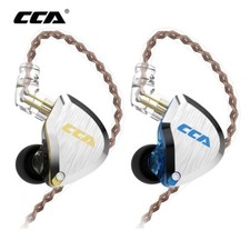 CCA C12 12 Unit Hybrid technology Noise-Cancelling Monitor HIFI In Ear Earphones