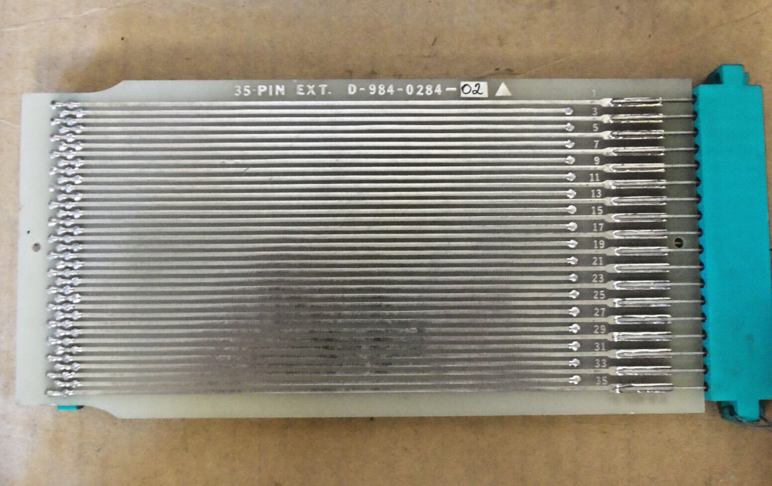 ABB D-984-0284-02 | EXTENDER CARD 35-PIN FLAME SCANNER FIRE ALARM CIRCUIT BOARD