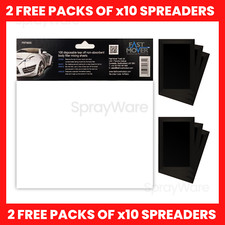 Fast Mover Onion Board Body Filler Repair Mixing Sheets X100 + X2 10PK Spreaders