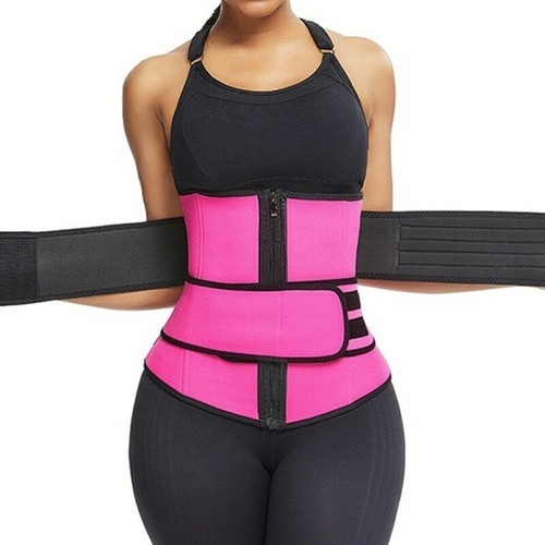 Waist Trainer Tummy Girdle Shapewear Slim Body Shaper Corset Sauna Sweat Belt - Picture 3 of 14