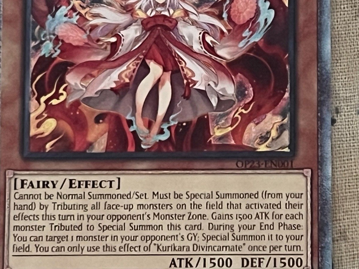 遊戯王OCG KURIKARA DIVINCARNATE JP031 Kurikara Divincarnate POTE-EN031 Secret Rare 1st N/ Mint YUGIOH | eBay
