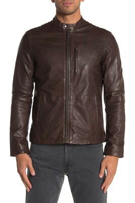 John Varvatos Star USA Racer Sheep Leather Jacket NDS RV$698 | eBay