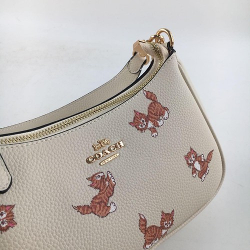 COACH CC777 Teri Shoulder Bag With Dancing Kitten Print Outlet NEW JAPAN #GBJ - Picture 5 of 11