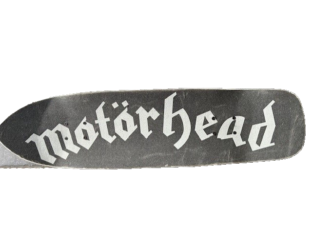 Motorhead Skateboard Deck and Wheels White bottom RARE-image
