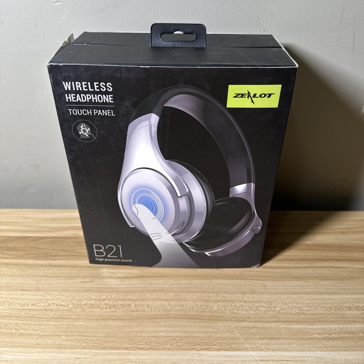 ZEALOT B21 DEEP BASS TOUCH CONTROL WIRELESS BLUETOOTH OVER EAR HEADPHONES  mic pc