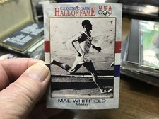 MAL WHITFIELD RACK & FIELD 1991 IMPEL U.S.A. OLYMPIC HALL OF FAME CARD # 39
