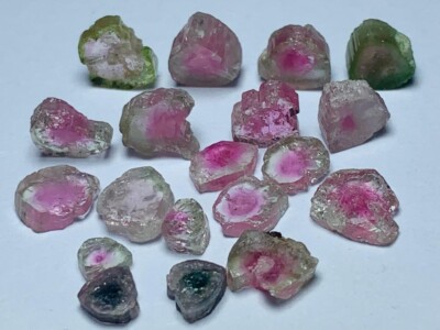 18.5 Carat Nice Quality watermelon tourmaline slice