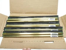 10-Pack Unger 12" Brass Window  Squeegee Channels for Golden Clip & Golden Pro