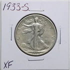 1933-S 50C Walking Liberty Half Dollar in XF Condition #3870