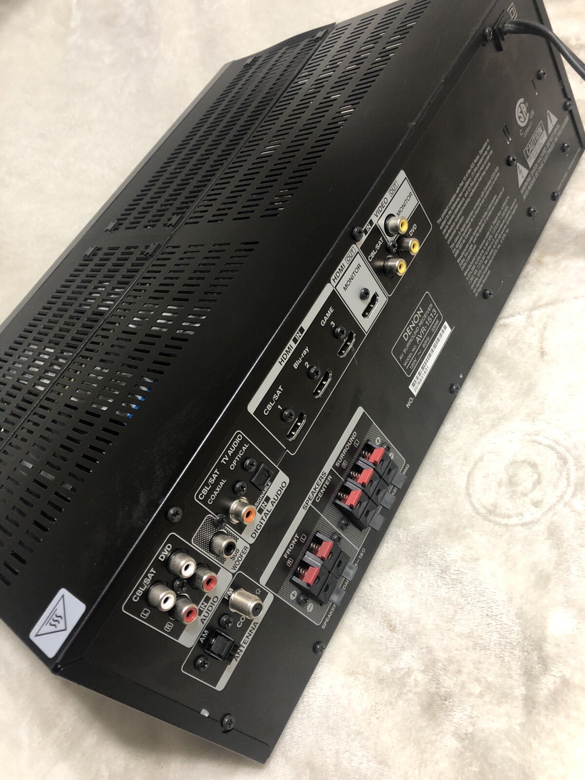 denon avr 1513 with boston speakers