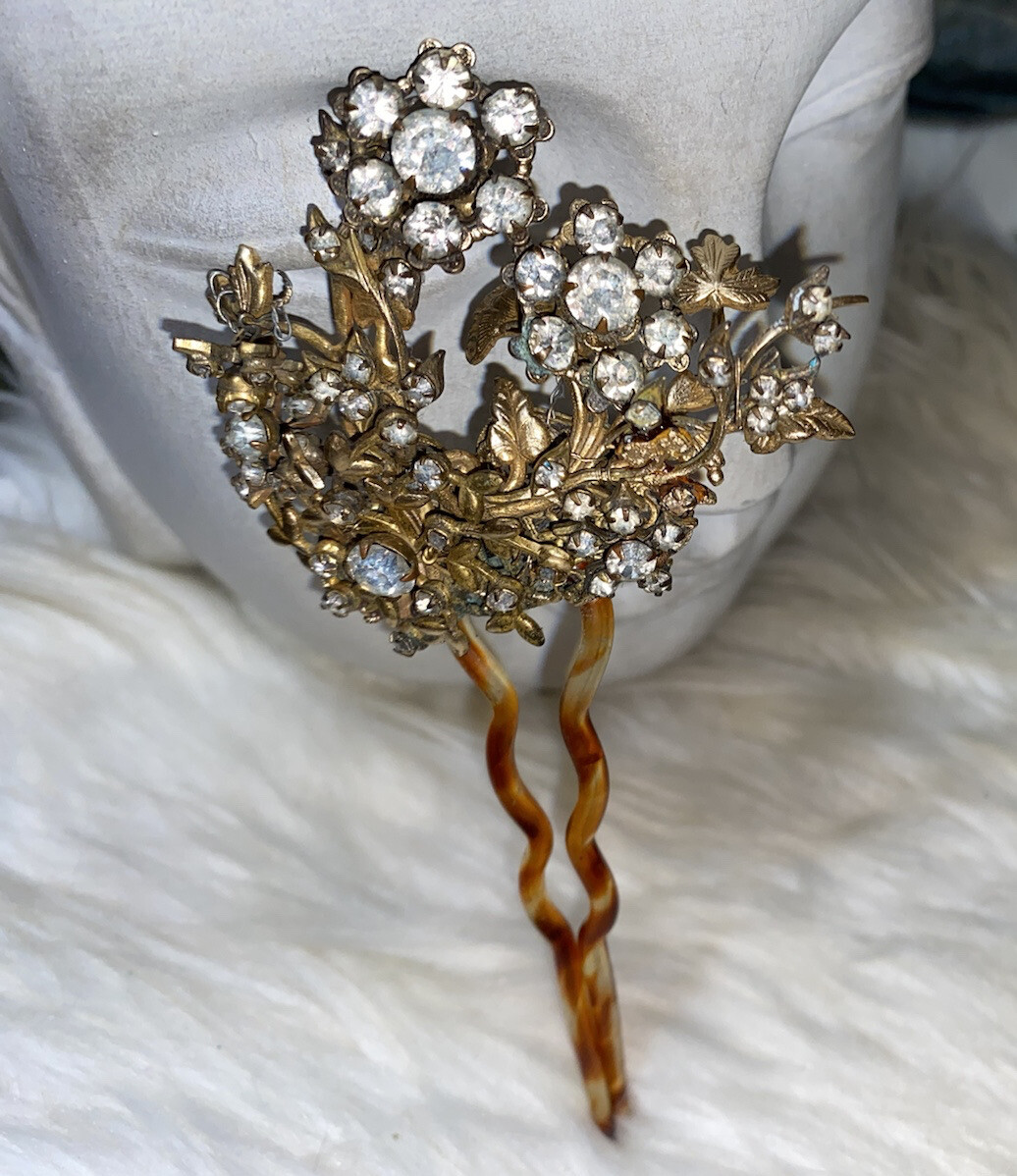 Miriam Haskell Stunning Design Ultra Rare 5 IN Ornate  display picture 1