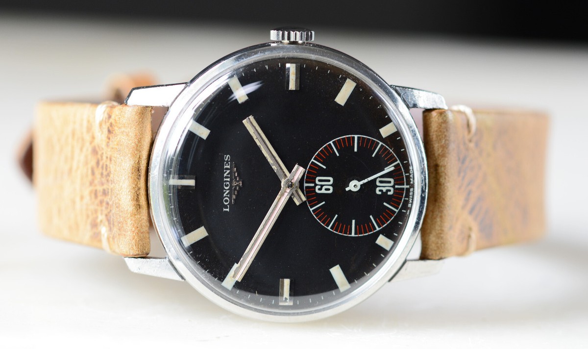 1967 LONGINES MILITARY Men Wristwatch 8239 3 Manual Cal 490