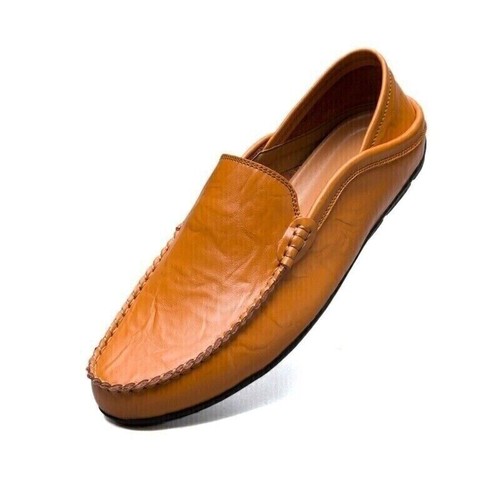 Loafers Mens Premium Genuine Leather Shoes Fashion Slip On Driving Shoes Casual - Picture 22 of 30