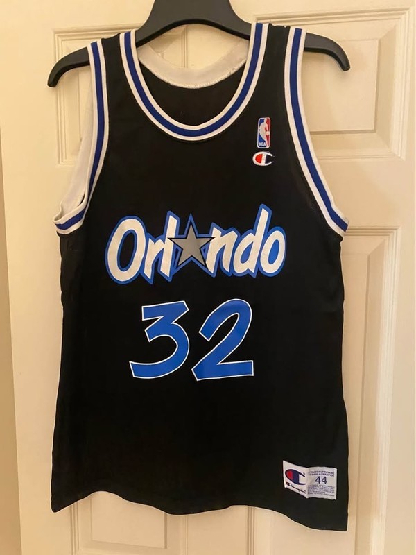 Shaquille O'Neal Shaq Orlando Magic Champion Jersey 44 NBA HOF Vintage