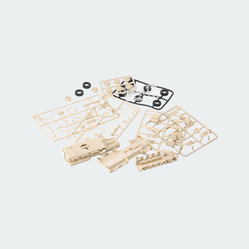 1:72 MM0668 U.S. COUGAR 6x6 MRAP VHICLE Anti-Ambush Unassembled 4D DIY Model thumbnail 10