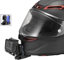 Motorcycle Helmet Chin Clip Mount Compatible with GoPro Hero 12,11, 10, 9, 8,...