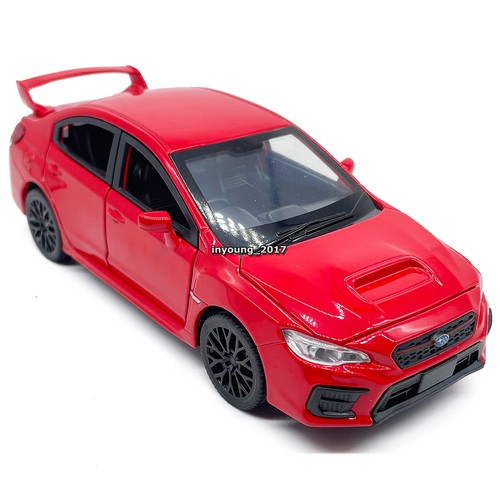 1:30 Subaru WRX STI 2020 Modelo Coche Diecast Coches de Juguete Juguetes para Niños Niños Regalos Rojo - Imagen 7 de 11