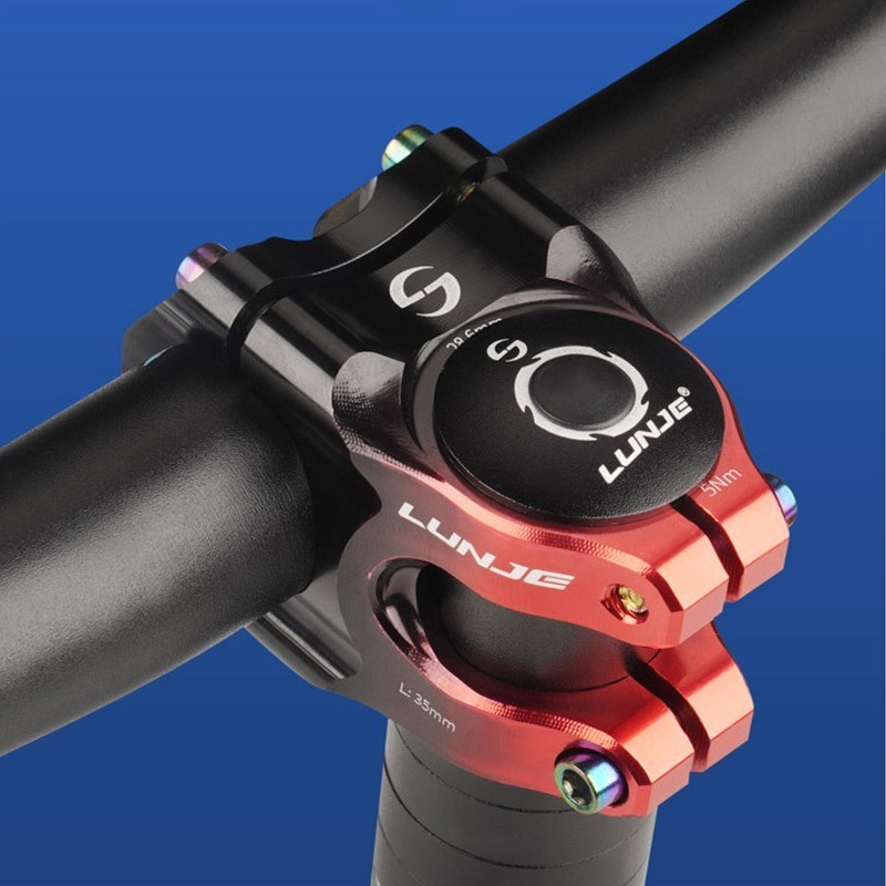 Stelo bici strada mtb 31,8mm CNC corto 45mm rialzo manubrio alta resistenza