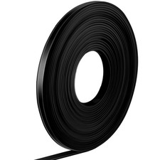 Black Magnetic Tape Roll Thin Strips, 1/4 inch x 20 feet Magnetic Board Divid...